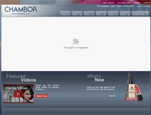 Tablet Screenshot of chambor.com